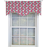 RLF Home Sandias Cornice Valance - 100% Cotton with Ivory Lining 50" x 17"  Cream