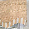 RLF Home 100% Cotton Fall D-Regal  Fully lined Windows Rod Pocket Valance 50