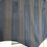 RLF Home 100% Cotton Bronte Regal With Poly/Cotton Ivory lining Rod Pocket Valance 50" x 16" Navy