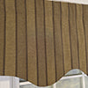 RLF Home 100% Cotton Bronte Regal With Poly/Cotton Ivory lining Rod Pocket Valance 50" x 16" Olive