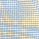 RLF Home 100% Cotton Shepherd Check Regal  Fully lined Windows Rod Pocket Valance 50" x 17"  Blue