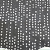 RLF Home 100% Cotton Rainfall Regal With Poly/Cotton Ivory lining Rod Pocket Valance 50" x 16" Silver