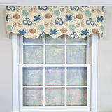 RLF Home 100% Cotton Jolly Regal  Fully lined Windows Rod Pocket Valance 50" x 17"  Cream