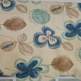 RLF Home 100% Cotton Jolly Regal  Fully lined Windows Rod Pocket Valance 50" x 17"  Cream