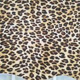 RLF Home 100% Cotton Cheetah Regal  Fully lined Windows Rod Pocket Valance 50" x 17"  Yellow