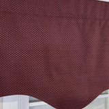 RLF Home 100% Cotton Basket Weave Regal Poly/Cotton lining Rod Pocket Valance 50" x 15" Egg Plant