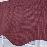RLF Home 100% Cotton Basket Weave Regal Poly/Cotton lining Rod Pocket Valance 50" x 15" Egg Plant