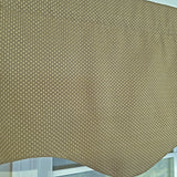 RLF Home 100% Cotton Basket Weave Regal With Poly/Cotton lining Rod Pocket Valance 50" x 15" Loden