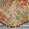 RLF Home 100% Cotton Sublime Cornice  Fully lined Windows Rod Pocket Valance 50" x 17"  Orange