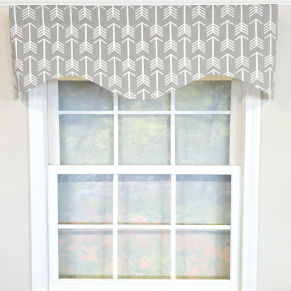 RLF Home 100% Cotton Native Cornice With Poly/Cotton Ivory lining Rod Pocket Val