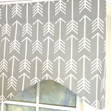 RLF Home 100% Cotton Native Cornice With Poly/Cotton Ivory lining Rod Pocket Valance 50" x 17" Sil