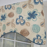 RLF Home 100% Cotton Jolly Cornice  Fully lined Windows Rod Pocket Valance 50" x 17"  Cream