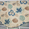 RLF Home 100% Cotton Jolly Cornice  Fully lined Windows Rod Pocket Valance 50