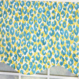 RLF Home 100% Cotton Marrakesh Provance  Fully lined Windows Rod Pocket Valance 50" x 15"  Green
