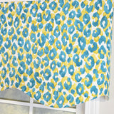 RLF Home 100% Cotton Marrakesh Provance  Fully lined Windows Rod Pocket Valance 50" x 15"  Green