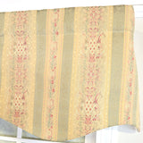 RLF Home 100% Cotton Kuriyama Provance  Fully lined Windows Rod Pocket Valance 50" x 15"  Beige