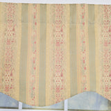 RLF Home 100% Cotton Kuriyama Provance  Fully lined Windows Rod Pocket Valance 50" x 15"  Beige