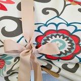 RLF Home 100% Cotton Monterrey Tie-Up  Fully lined Windows Rod Pocket Valance 50" x 23"  Cream