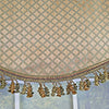 RLF Home 100% Cotton Diamonds Cornice  Fully lined Windows Rod Pocket Valance 50