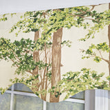 RLF Home 100% Cotton Canopy Regal  Fully lined Windows Rod Pocket Valance 50" x 17"  Ivory