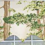 RLF Home 100% Cotton Canopy Regal  Fully lined Windows Rod Pocket Valance 50" x 17"  Ivory