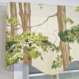 RLF Home 100% Cotton Canopy Regal  Fully lined Windows Rod Pocket Valance 50" x 17"  Ivory