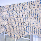 RLF Home 100% Cotton Sassari Regal With Poly/Cotton Ivory lining Rod Pocket Valance 50" x 15" Natural