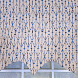 RLF Home 100% Cotton Sassari Regal With Poly/Cotton Ivory lining Rod Pocket Valance 50" x 15" Natural