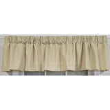 RLF Home 100% Cotton Crosswell Tailored  Fully lined Windows Rod Pocket Valance 76" x 14"  Sage