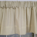 RLF Home 100% Cotton Crosswell Tailored  Fully lined Windows Rod Pocket Valance 76" x 14"  Sage