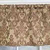 RLF Home 100% Cotton Marruecos Tailored  Unlined Windows Rod Pocket Valance 51