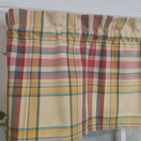 RLF Home 100% Polyester Syon Park Tailored  Unlined Windows Rod Pocket Valance 51" x 12"  Amber
