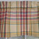 RLF Home 100% Polyester Syon Park Tailored  Unlined Windows Rod Pocket Valance 51" x 12"  Amber