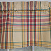 RLF Home 100% Polyester Syon Park Tailored  Unlined Windows Rod Pocket Valance 51