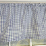 RLF Home 100% Cotton Crosswell Tailored  Unlined Windows Rod Pocket Valance 51" x 12"  Blue
