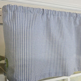 RLF Home 100% Cotton Crosswell Tailored  Unlined Windows Rod Pocket Valance 51" x 12"  Blue