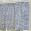 RLF Home 100% Cotton Crosswell Tailored  Unlined Windows Rod Pocket Valance 51
