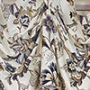 RLF Home Zanzibar 3-S Victory 100% Cotton Tab Top Swag Window Curtain 54