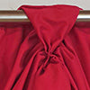 RLF Home Classic Twil 3-S Victory 100% Cotton Tab Top Swag Window Curtain 54