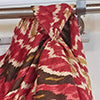 RLF Home Begonia 3-S Victory 100% Cotton Tab Top Swag Window Curtain 54