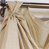 RLF Home Pin Stripe 3-S Victory 100% Cotton Tab Top Swag Window Curtain 54