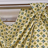 RLF Home Little Treasure 3-S Victory 100% Cotton Tab Top Swag Window Curtain 54" x 25" Yellow