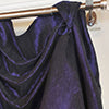 RLF Home Crinkle Taffeta 3-S Victory 100% Polyester Tab Top Swag Window Curtain 54