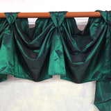RLF Home Taffeta 3-S Victory 100% Polyester Tab Top Swag Window Curtain 54" x 25" Green