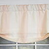 RLF Home Faded Stripe Butterfly 100% Cotton Rod Pocket Lined  Window Valance 50