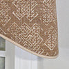 RLF Home Derek Cornice 100% Cotton Rod Pocket Lined  Window Valance 50