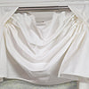 RLF Home Soft Duck 3-S Victory 100% Cotton Tab Top Swag Window Curtain 54" x 25" Natural