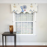 RLF Home Ralph Lauren Navigator Regal 100% Cotton Rod Pocket Lined  Window Valance 50" x 17" Off White