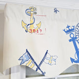 RLF Home Ralph Lauren Navigator Regal 100% Cotton Rod Pocket Lined  Window Valance 50" x 17" Off White