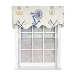 RLF Home Ralph Lauren Navigator Regal 100% Cotton Rod Pocket Lined  Window Valance 50" x 17" Off White